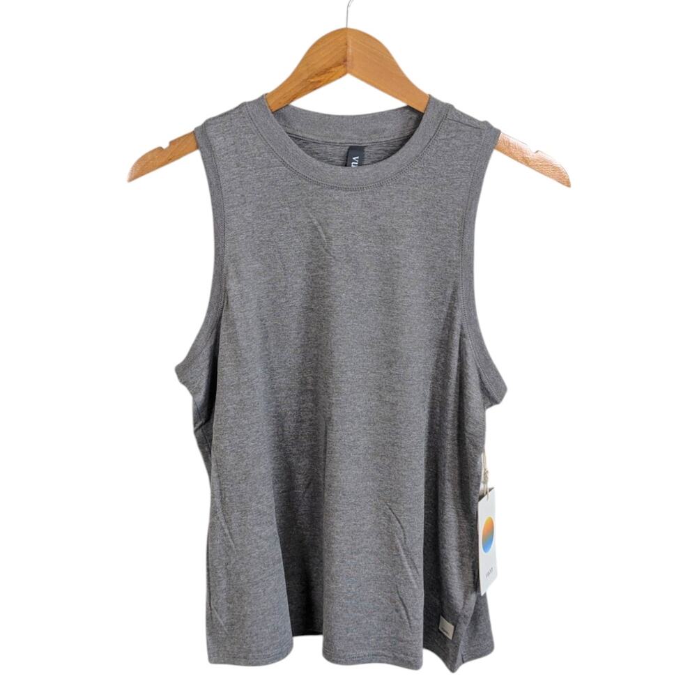 Vuori Women’s Performance Tank Energy Top Heather Gray Size Small